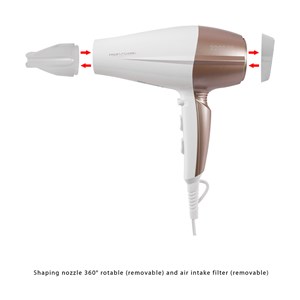 Sèche-cheveux 2200w proficare pc-ht 3010 blanc
