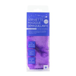 Serviette microfibre demaquillante cosmetic club sc28984