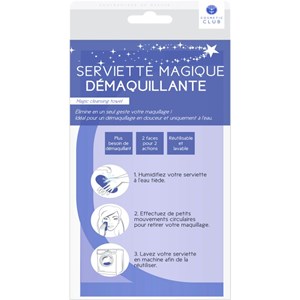 Serviette microfibre demaquillante cosmetic club sc28984