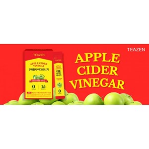 Pack mensuel vinaigre de cidre : 3 boites teazen tz-pacvrx3