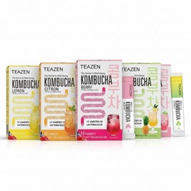 Pack amateur kombucha : 5 saveurs de boisson instantanée teazen tz-pk5