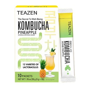 Pack amateur kombucha : 5 saveurs de boisson instantanée teazen tz-pk5