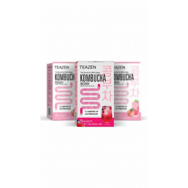 Pack mensuel kombucha berry : 3 boites teazen tz-pkobryx3