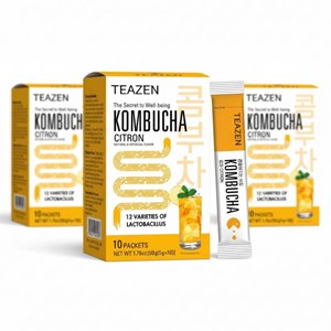 Pack mensuel kombucha citron yuzu : 3 boites teazen tz-pkoctnx3