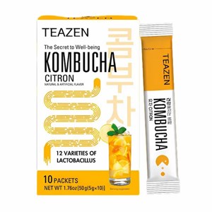 Pack mensuel kombucha citron yuzu : 3 boites teazen tz-pkoctnx3