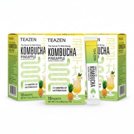 Pack mensuel kombucha ananas : 3 boites teazen tz-pkopiax3
