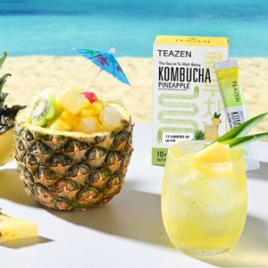 Pack mensuel kombucha ananas : 3 boites teazen tz-pkopiax3