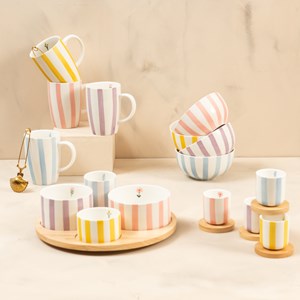 Coffret 4 tasses bandol 5,8 cm