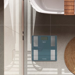 Balance connecté bluetooth smart connect bleu pétrole