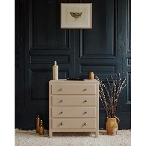 Olga, la commode beige en bois n°395