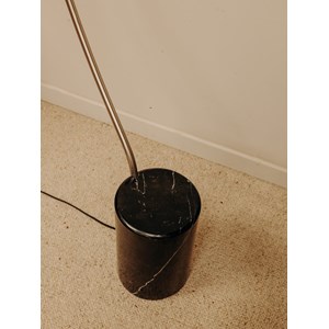 Grand lampadaire arc chromé n°337