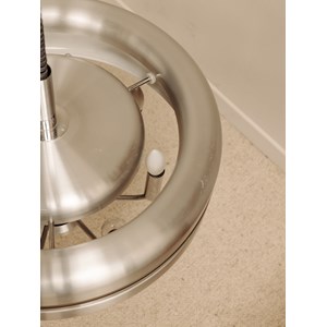 Grande suspension chromée space age n°233