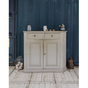 Buffet en bois patiné gris n°728