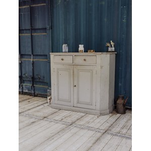 Buffet en bois patiné gris n°728