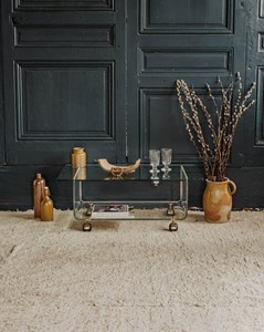 Table d'appoint en verre n°1219