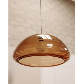 Suspension en plexiglass marron n°231