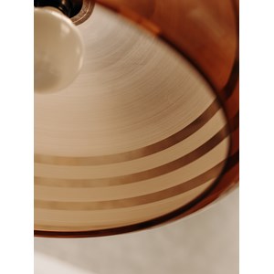 Suspension en plexiglass marron n°231