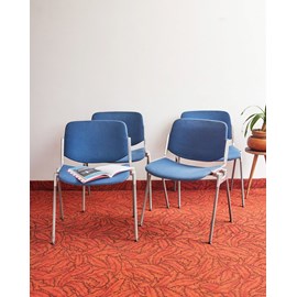 Alma, le lot de 4 chaises chrome n°1308