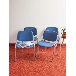 Alma, le lot de 4 chaises chrome n°1308