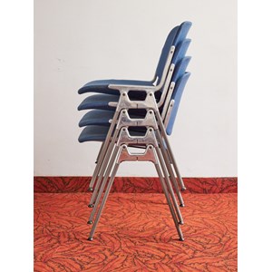 Alma, le lot de 4 chaises chrome n°1308