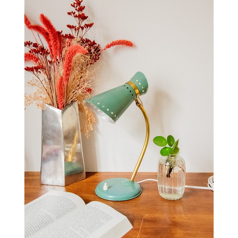 Lampe à poser en laiton maison lunel n°784