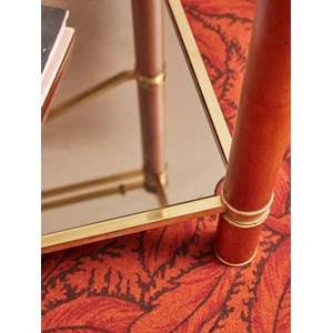 Console en verre et laiton n°831