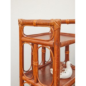 Paire d'étagères en rotin n°294