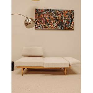 Banquette scandinave modulable en tissu n°129