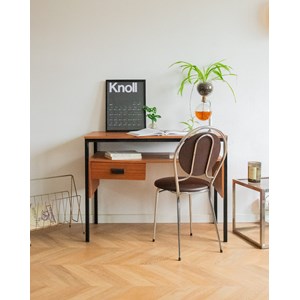 Yvan, le bureau en métal et teck n°495