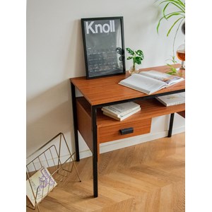 Yvan, le bureau en métal et teck n°495