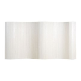 Paravent bambou hauteur 145 cm blanc