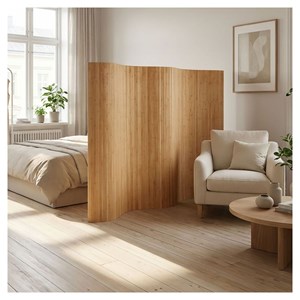 Paravent bambou hauteur 145 cm clair