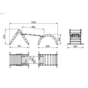 Structure axi house beige