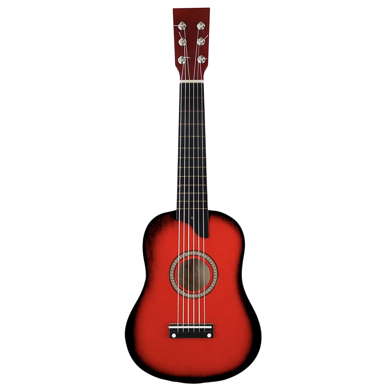 Guitare enfant 63cm rouge