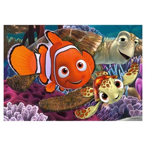 Puzzle 2x12 pcs nemo le petit fugueur
