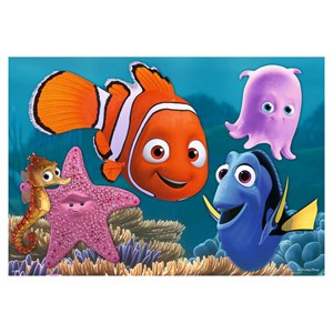 Puzzle 2x12 pcs nemo le petit fugueur