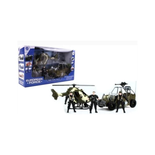 MGM - Armee helico et auto - 3 soldats