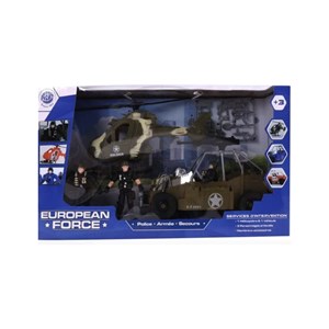 Armee helico et auto - 3 soldats