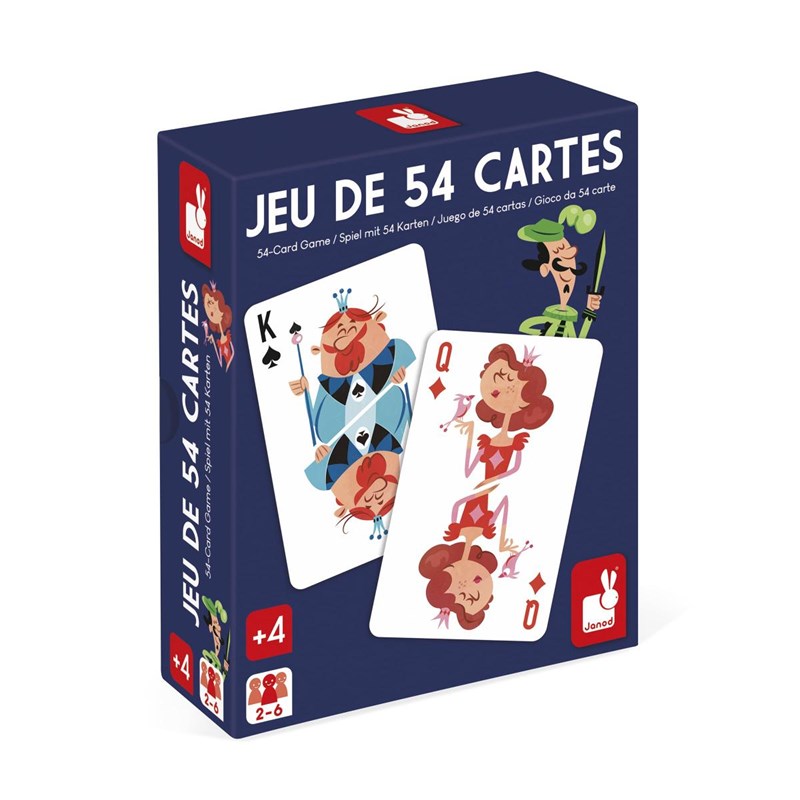 Jeu de 54 cartes pour enfants janod