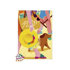 Puzzle - sortie a la plage 1000p