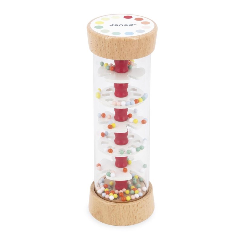 Baton de pluie en bois confettis