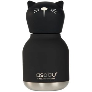 Mini gourde isotherme bestie chat noir (200 ml)