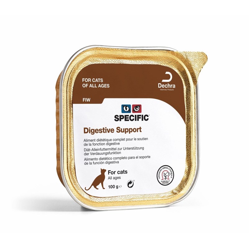 Specific - Terrine chat fiw digestive support (boite 7x100g) - specific