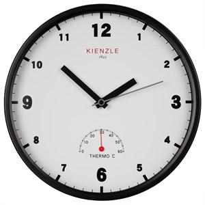 Horloge murale radio-pilotée d’extérieur kienzle dcf 30 cm