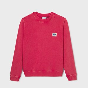 Sweat vintage en coton biologique rouge S