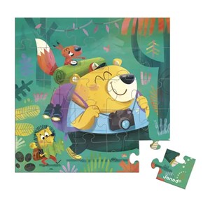 Carte cadeau puzzle 25 pieces randonnee