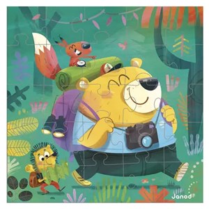 Carte cadeau puzzle 25 pieces randonnee