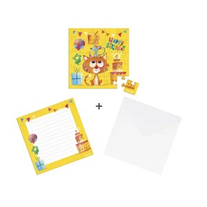 Carte cadeau puzzle 25 pieces chat