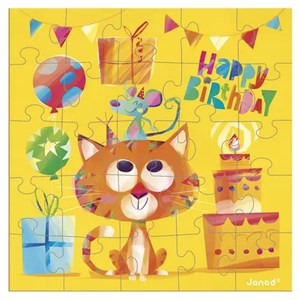 Carte cadeau puzzle 25 pieces chat