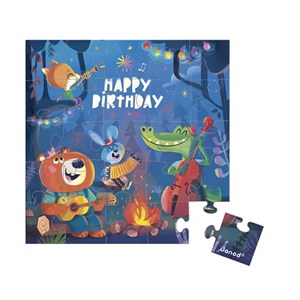 Carte cadeau puzzle 25 pieces foret